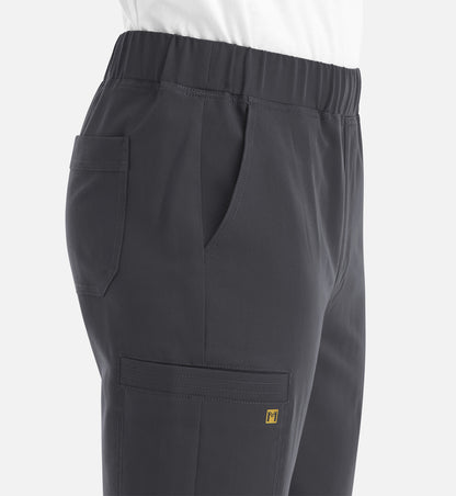 Matrix Pro Men's 8902 Men's Full Elastic Waistband Jogger Pewter