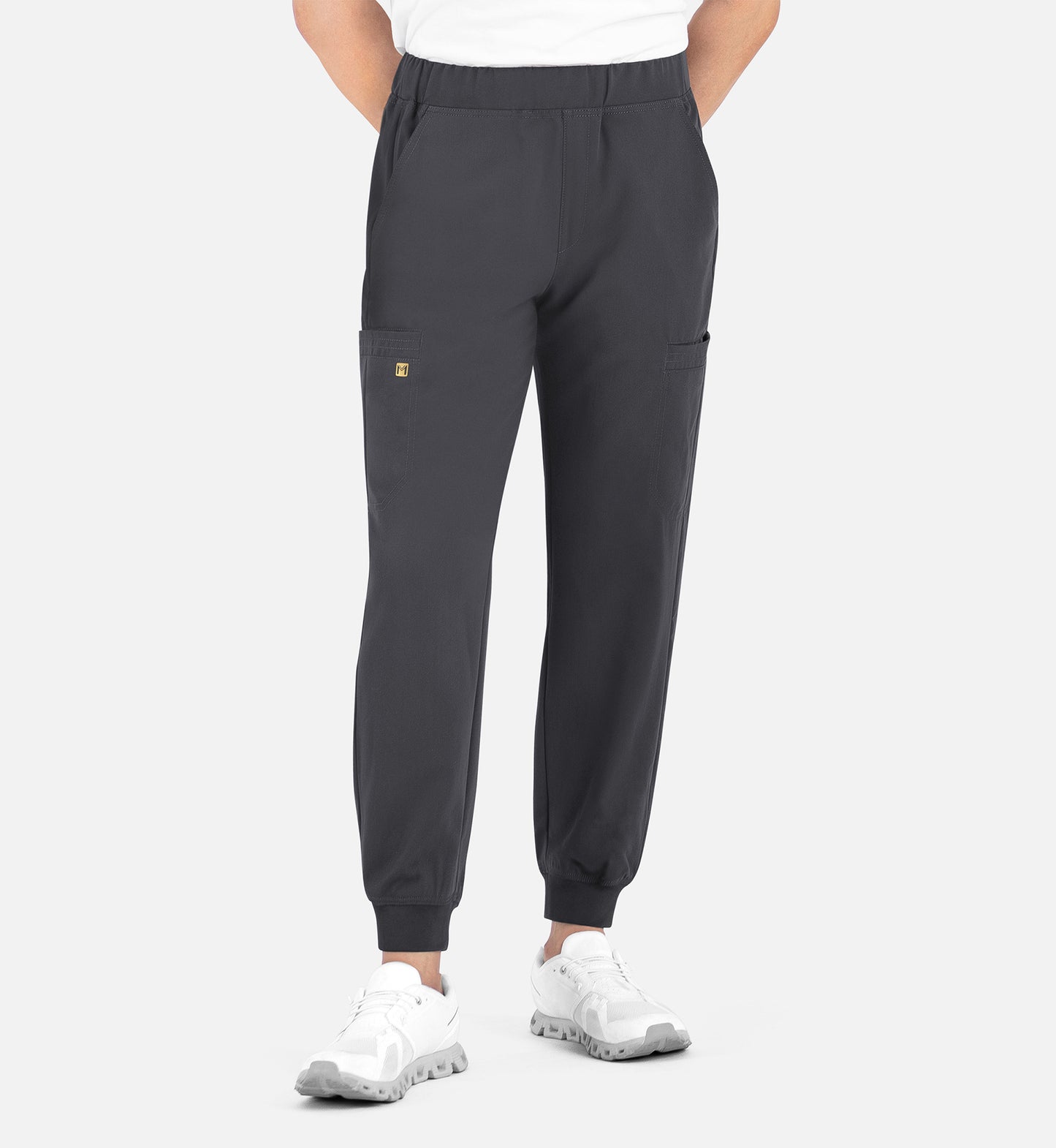 Matrix Pro Men's 8902 Men's Full Elastic Waistband Jogger Pewter