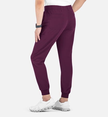 Matrix Pro Men's 8902 Men's Full Elastic Waistband Jogger Wine