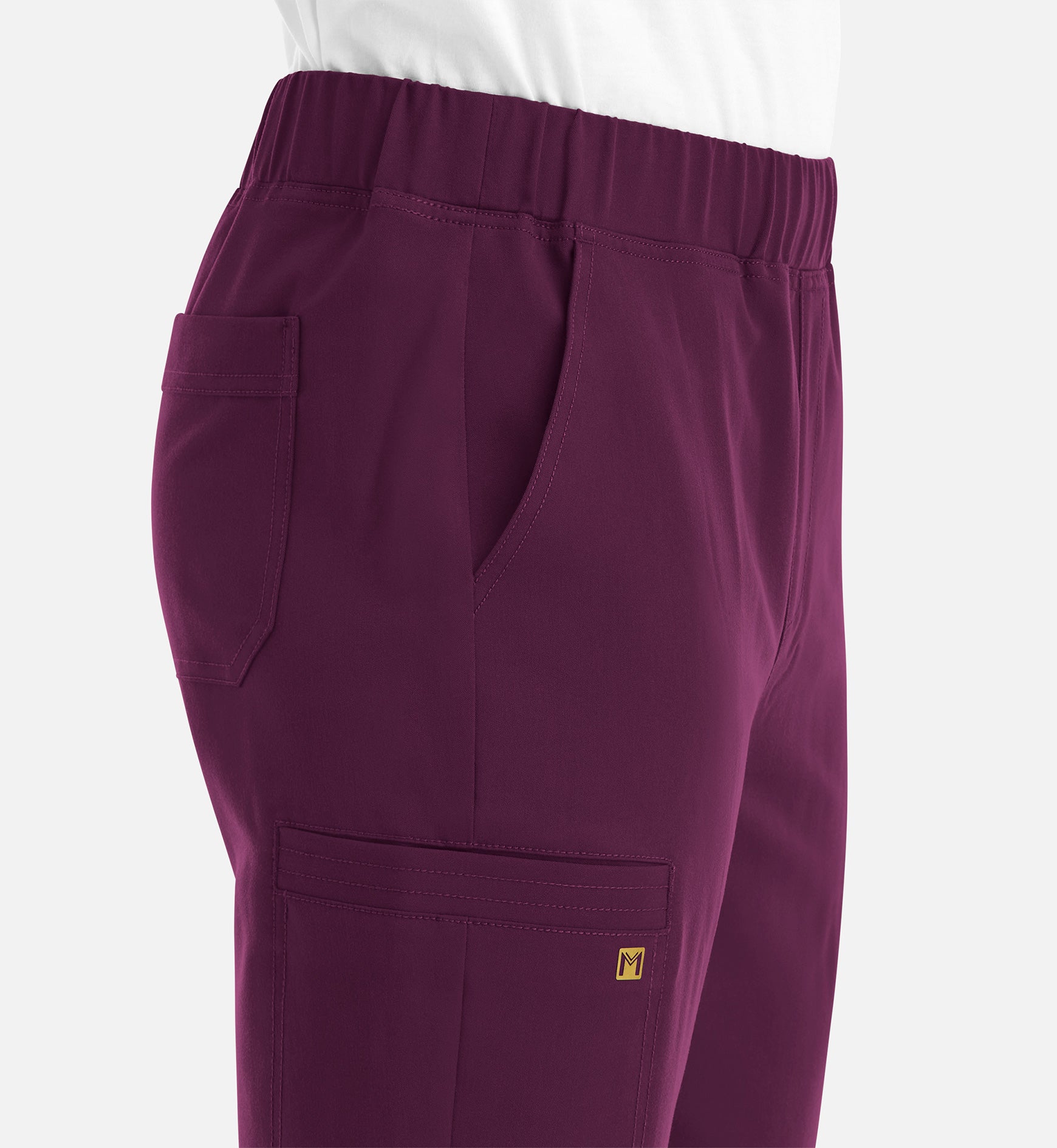 Matrix Pro Men's 8902 Men's Full Elastic Waistband Jogger Wine