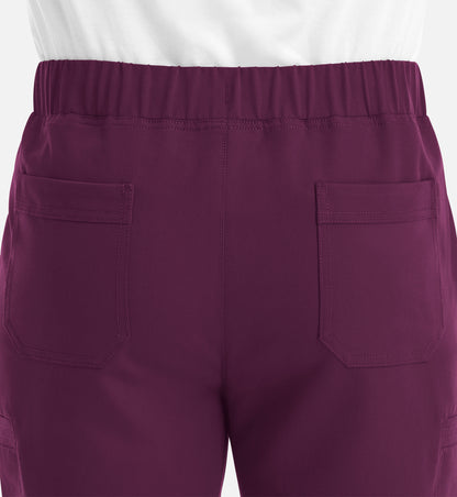 Matrix Pro Men's 8902 Men's Full Elastic Waistband Jogger Wine