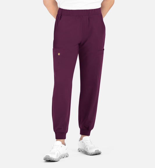 Matrix Pro Men's 8902 Men's Full Elastic Waistband Jogger Wine