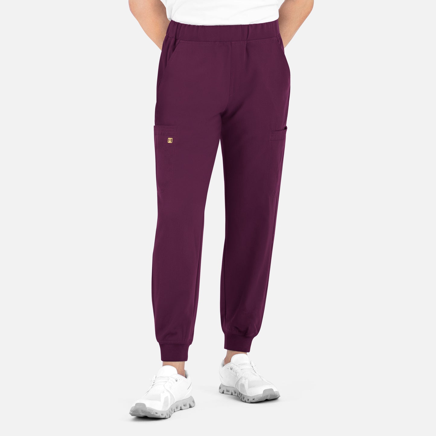 Matrix Pro Mens 8902 Men’s Full Elastic Waistband Jogger Wine