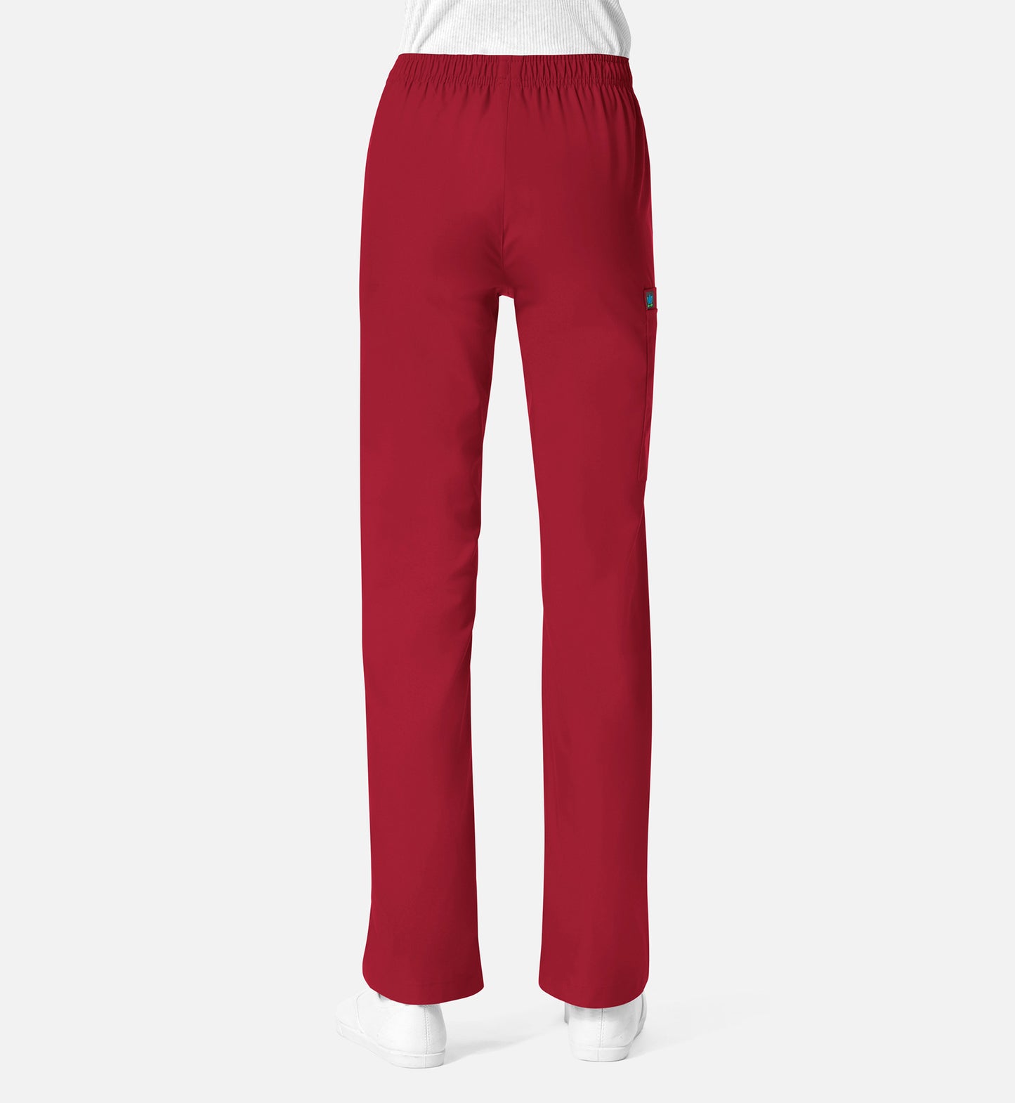 Core 9016 Women’s Full Elastic Waistband Cargo Pant Red