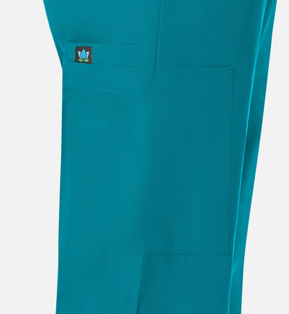 Core 9016 Women’s Full Elastic Waistband Cargo Pant Teal