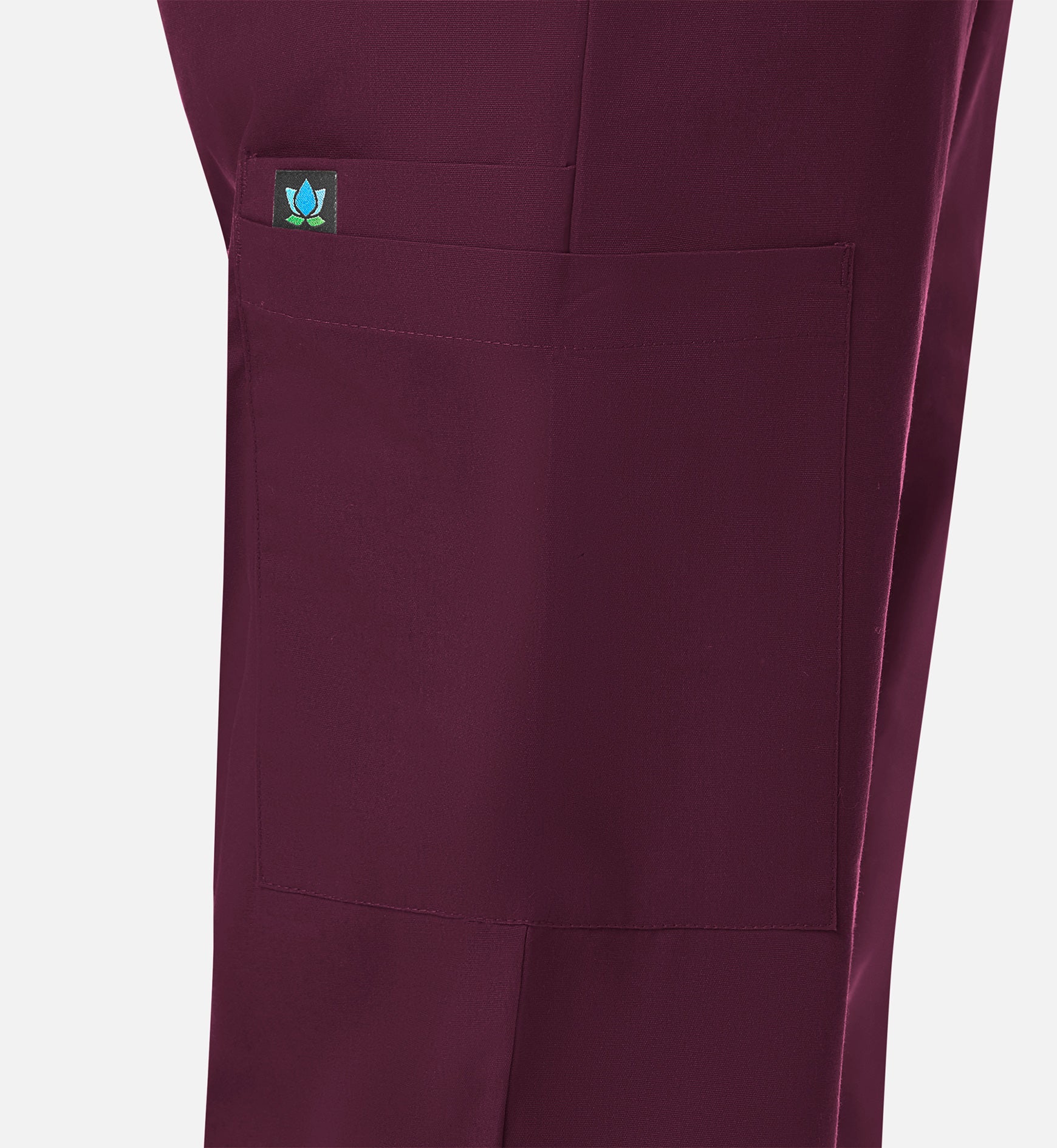 Core 9016 Women’s Full Elastic Waistband Cargo Pant Wine