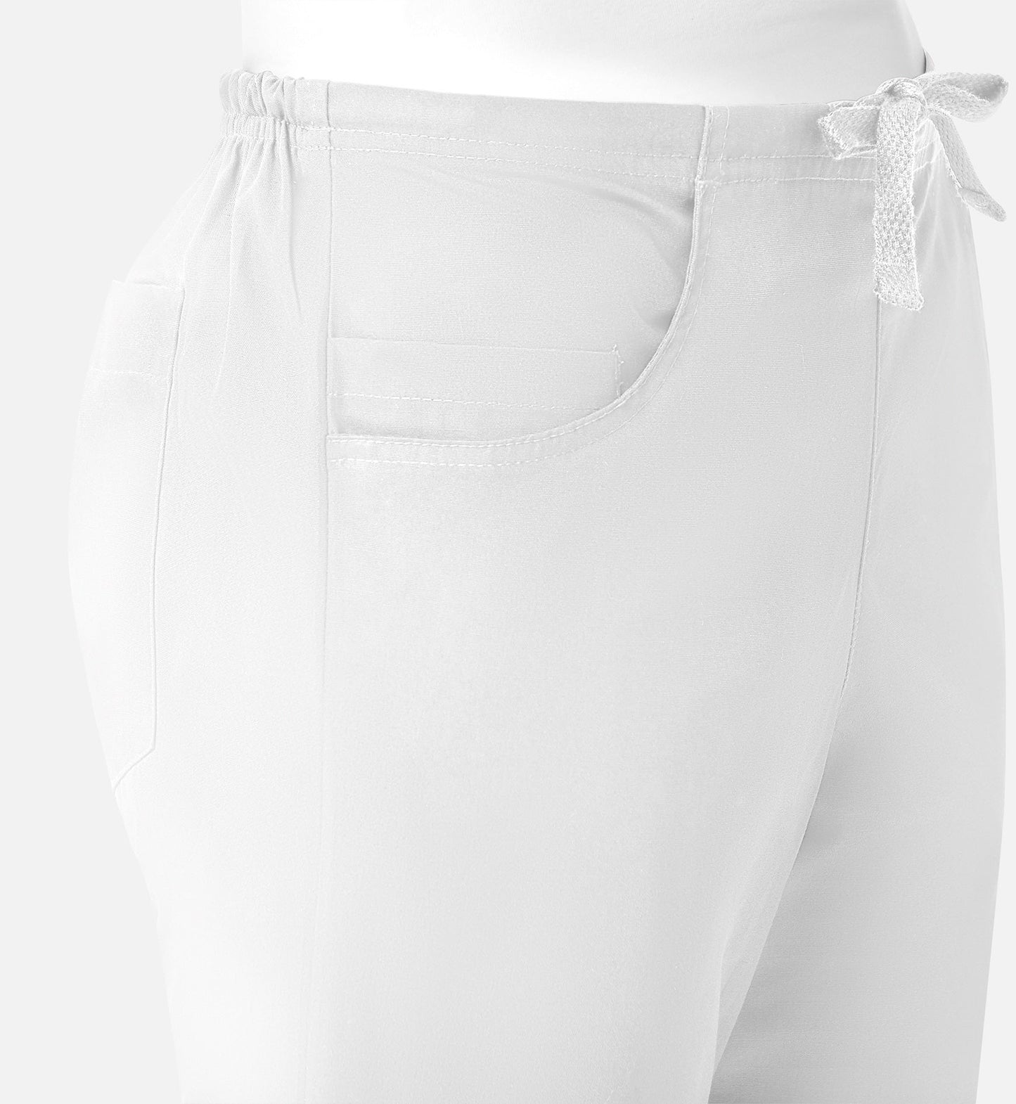 Core 9026 Women's Classic Flare Pants White