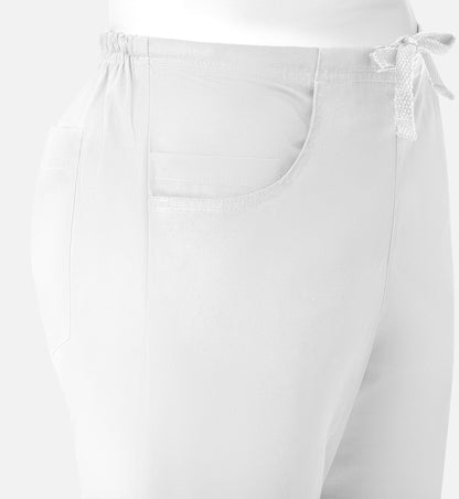 Core 9026 Women's Classic Flare Pants White