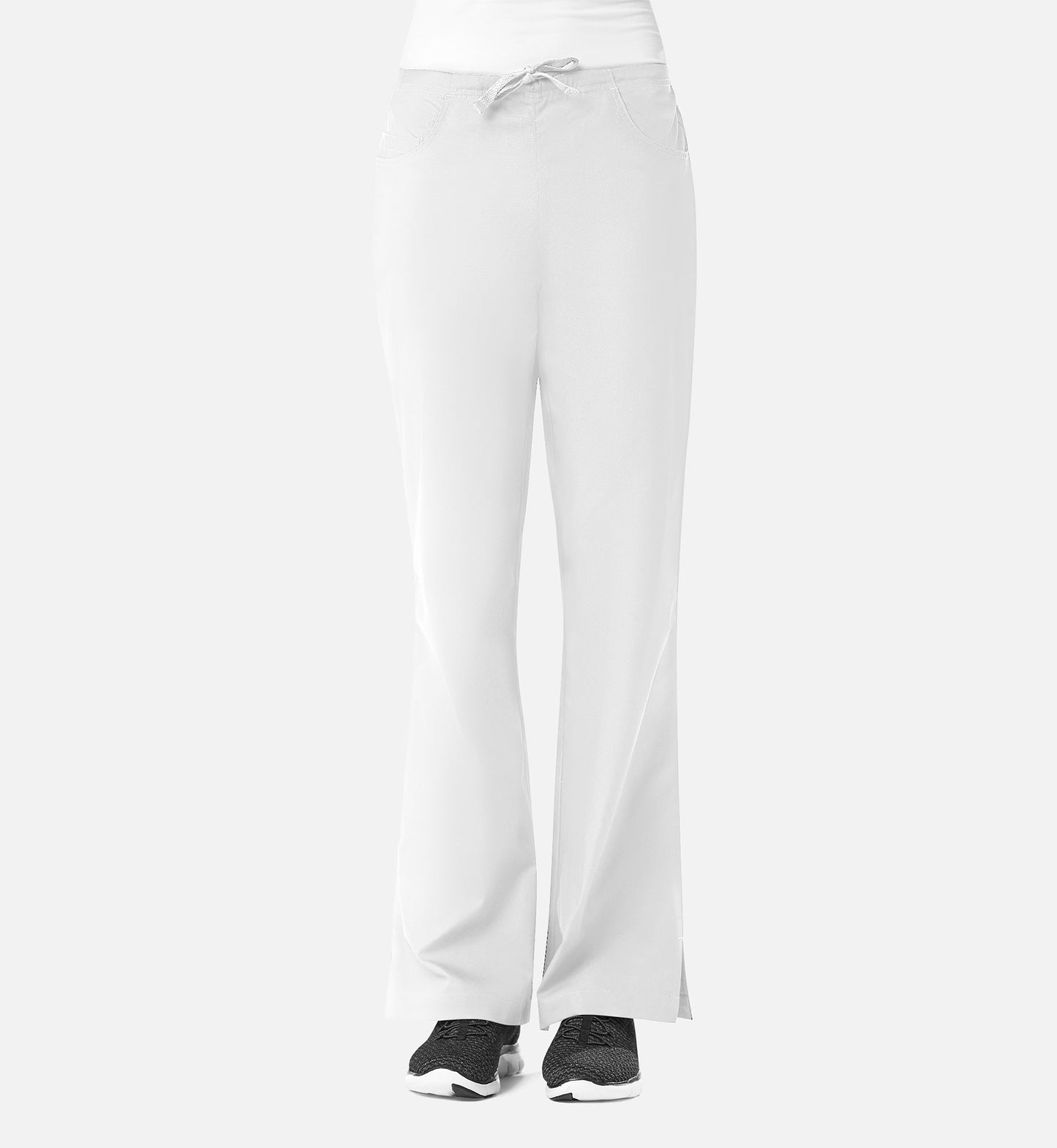 Core 9026 Women's Classic Flare Pants White
