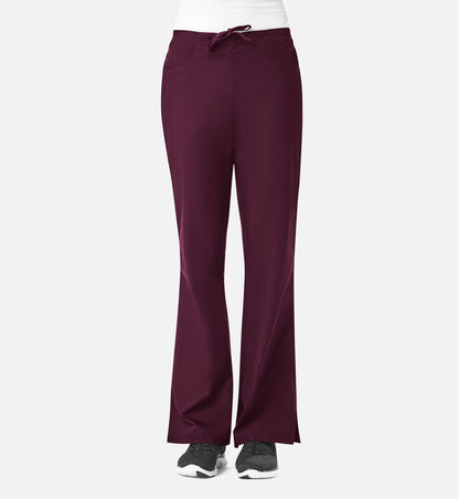 Core 9026 Women's Classic Flare Pants Wine