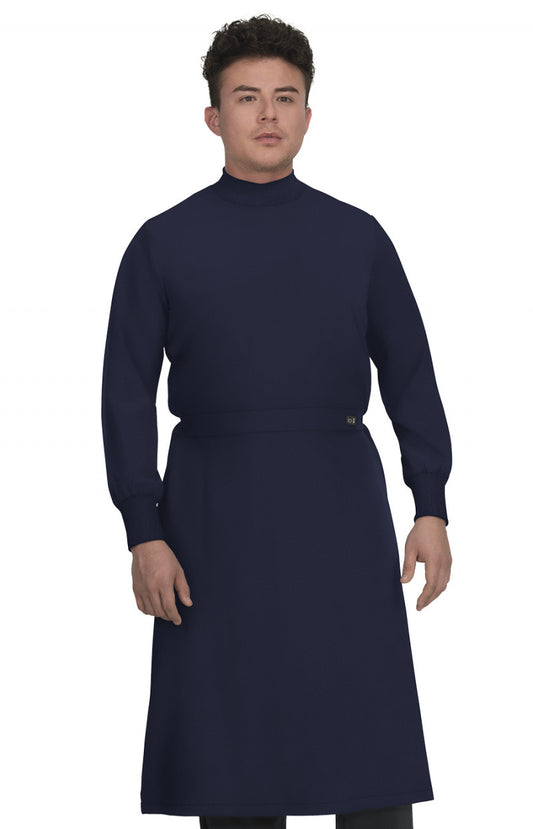 Basics 906 Clinical Cover Gown Navy