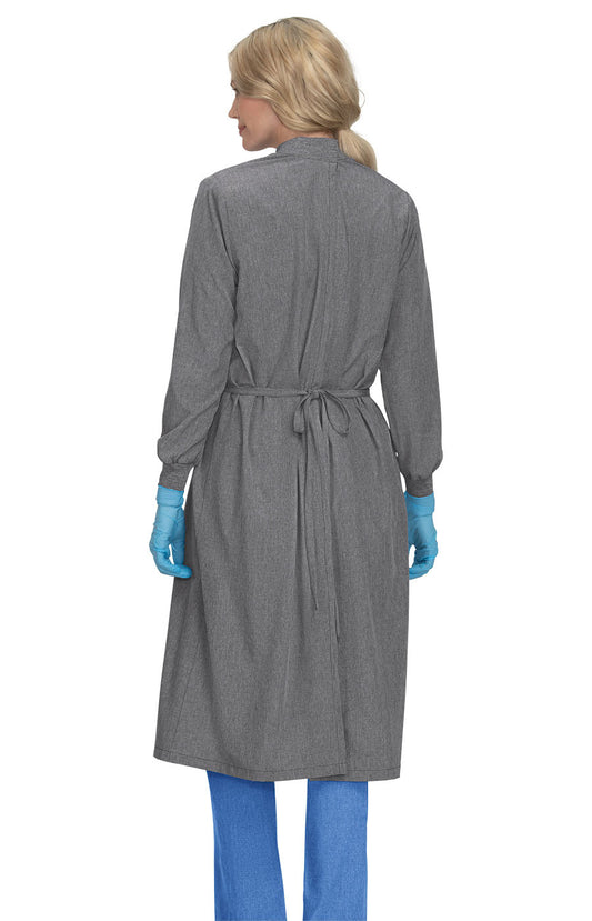 Basics 906 Clinical Cover Gown Heather Grey