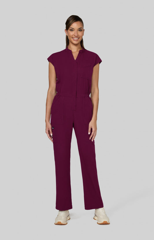 Solis 907 Anja Jumpsuit Wine