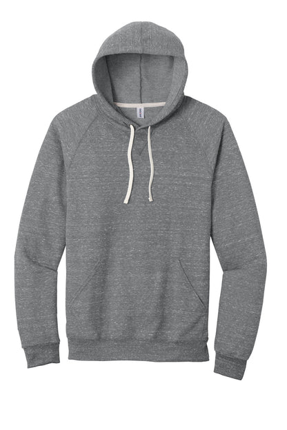 Jerzees  Snow Heather French Terry Raglan Hoodie 90M Charcoal