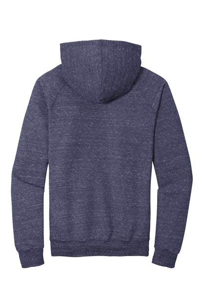 Jerzees  Snow Heather French Terry Raglan Hoodie 90M Navy