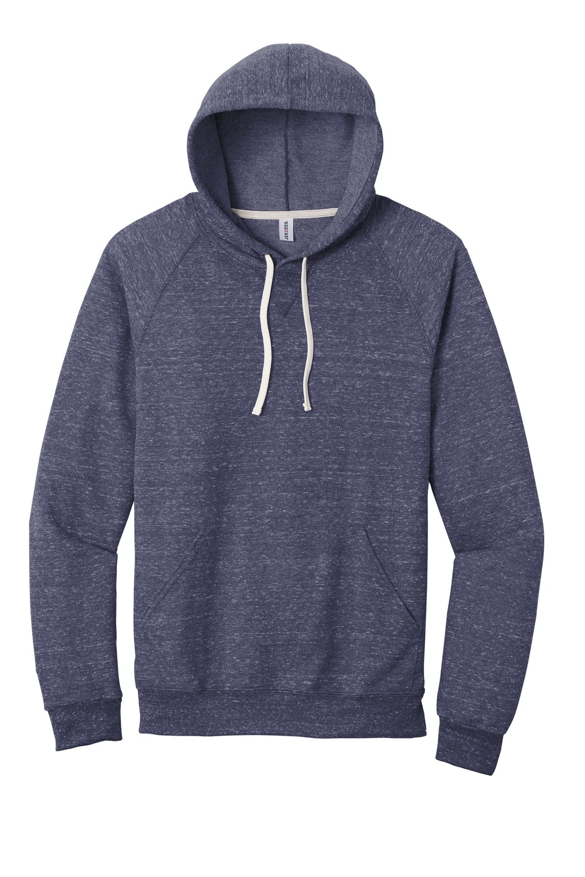Jerzees  Snow Heather French Terry Raglan Hoodie 90M Navy