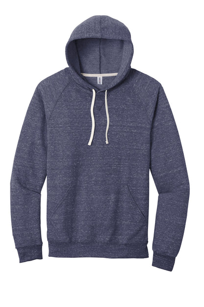Jerzees  Snow Heather French Terry Raglan Hoodie 90M Navy