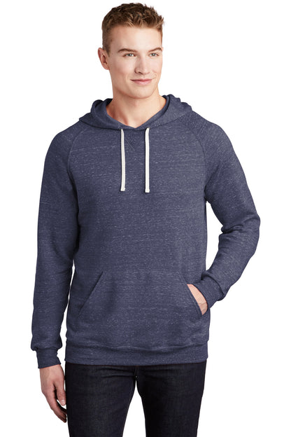 Jerzees  Snow Heather French Terry Raglan Hoodie 90M Navy