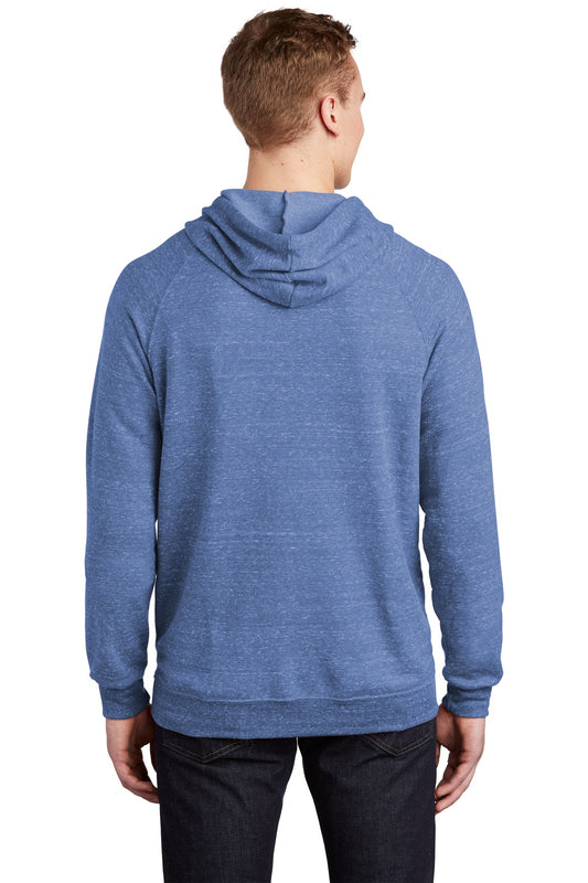 Jerzees  Snow Heather French Terry Raglan Hoodie 90M Royal