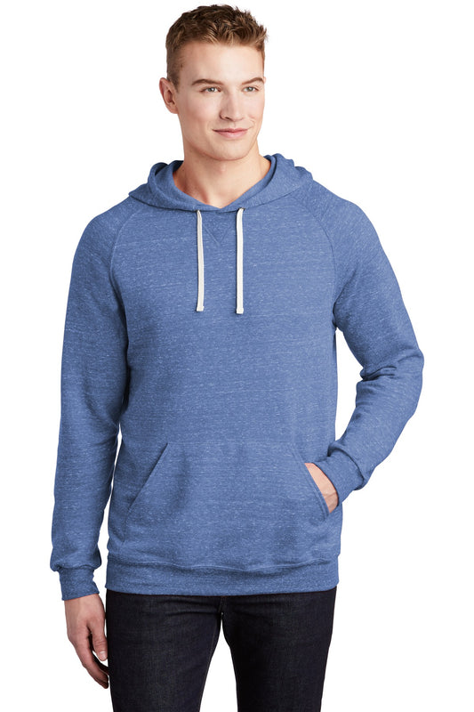 Jerzees  Snow Heather French Terry Raglan Hoodie 90M Royal