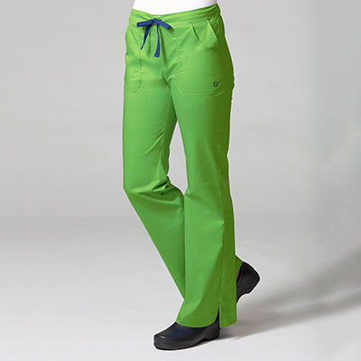 Blossom 9102 Multi-Pocket Flare Pant Apple Green