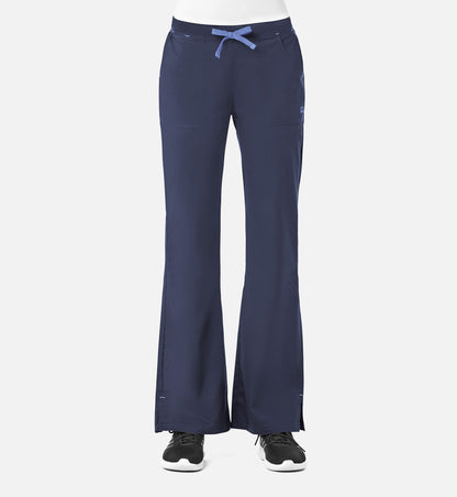 Blossom 9102 Multi-Pocket Flare Pants Navy