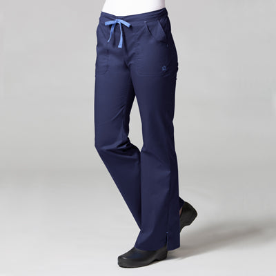 Blossom 9102 Multi-Pocket Flare Pant Navy