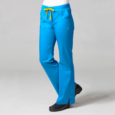 Blossom 9102 Multi-Pocket Flare Pant Pacific Blue