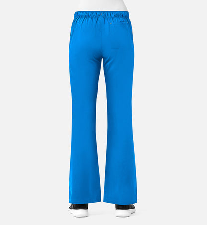 Blossom 9102 Multi-Pocket Flare Pants Pacific Blue