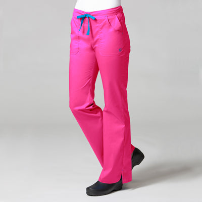 Blossom 9102 Multi-Pocket Flare Pant Passion Pink