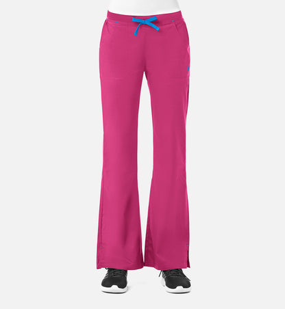Blossom 9102 Multi-Pocket Flare Pants Passion Pink