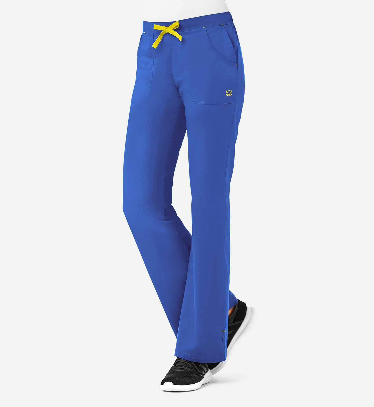 Blossom 9102 Multi-Pocket Flare Pants Royal Blue
