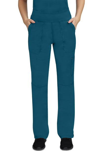 Healing Hands 9133 Tori Yoga Scrub Pants Caribbean Image