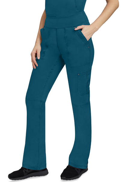 Healing Hands 9133 Tori Yoga Scrub Pants Caribbean Image