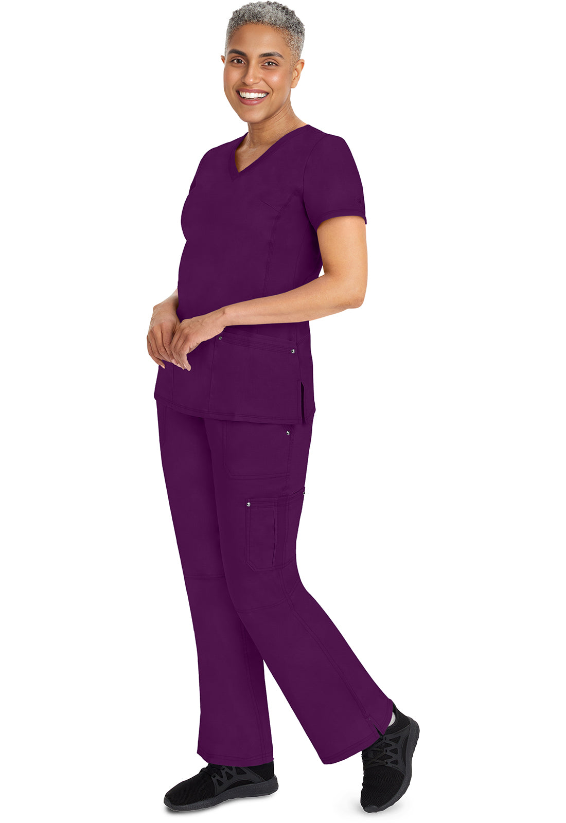 Healing Hands 9133 Tori Yoga Scrub Pants Eggplant Image