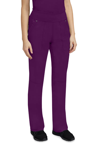 Healing Hands 9133 Tori Yoga Scrub Pants Eggplant Image