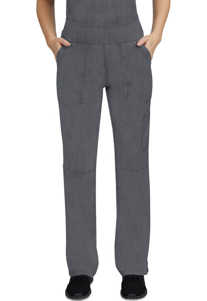 Healing Hands 9133 Tori Yoga Scrub Pants Heather Grey Image