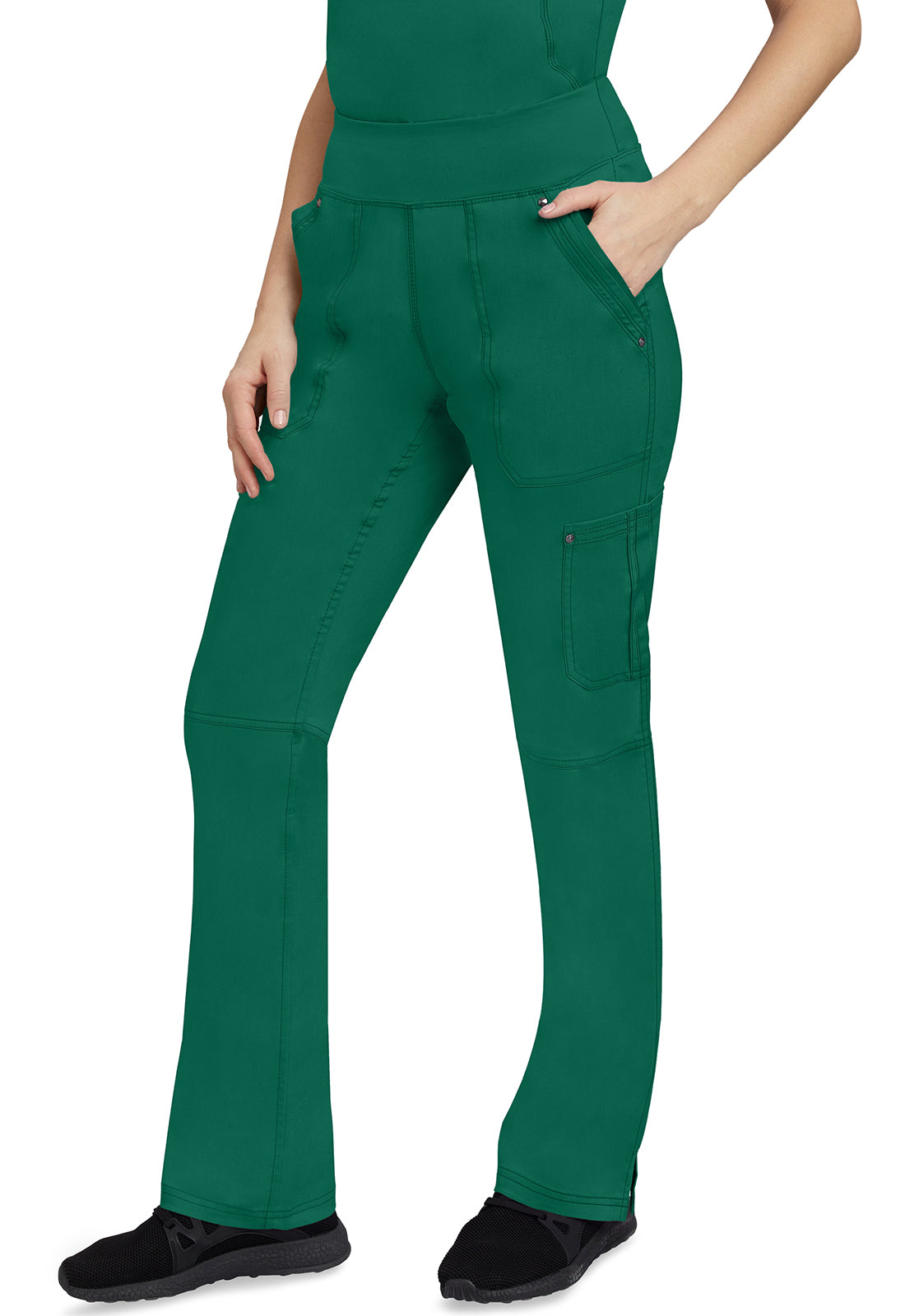 Healing Hands 9133 Tori Yoga Scrub Pants Hunter Image