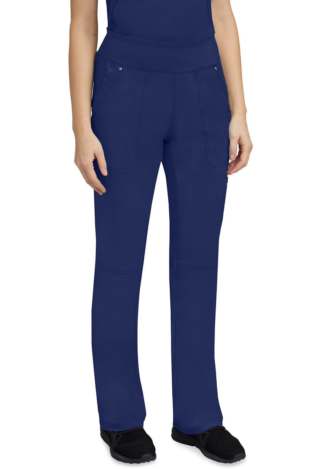 Healing Hands 9133 Tori Yoga Scrub Pants Navy Image