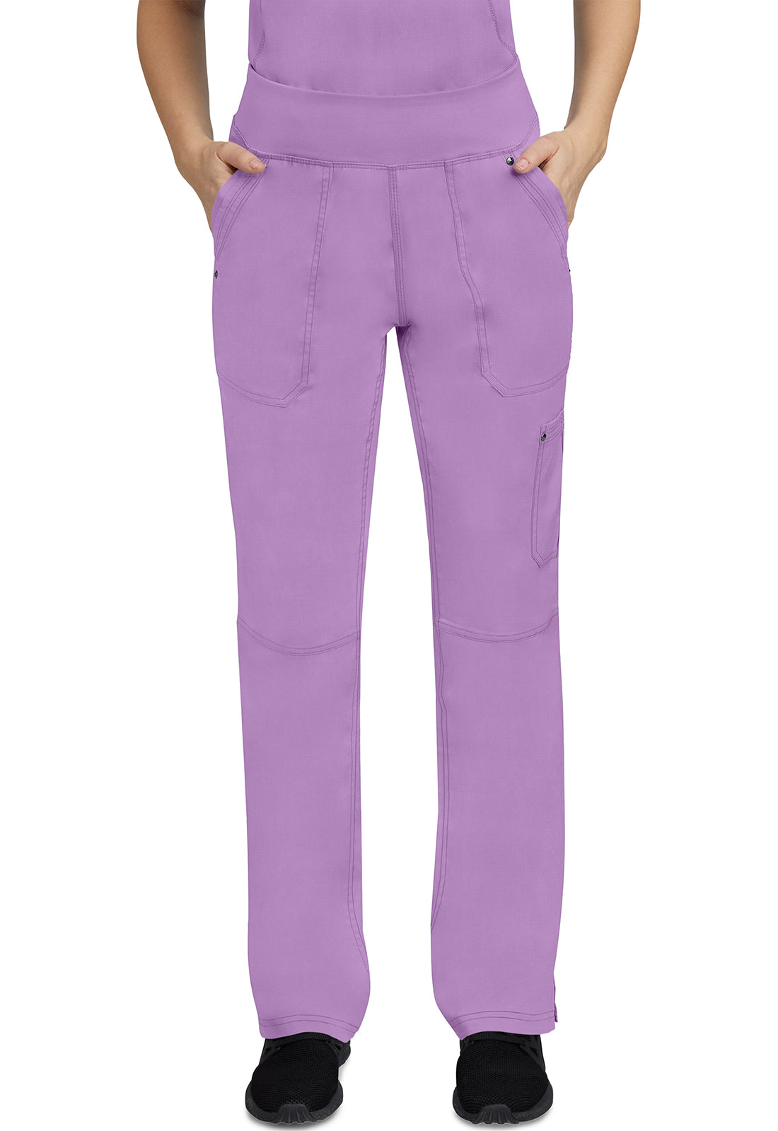 Healing Hands 9133 Tori Yoga Scrub Pants Purple Moonstone Image