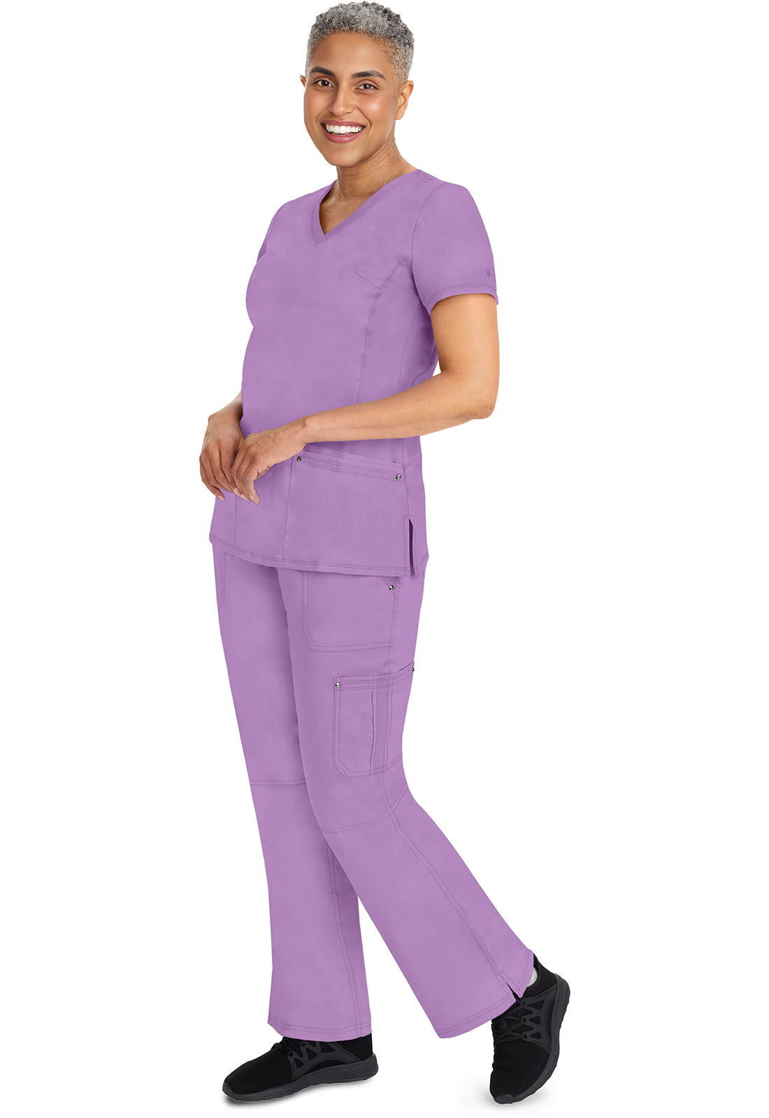 Healing Hands 9133 Tori Yoga Scrub Pants Purple Moonstone Image