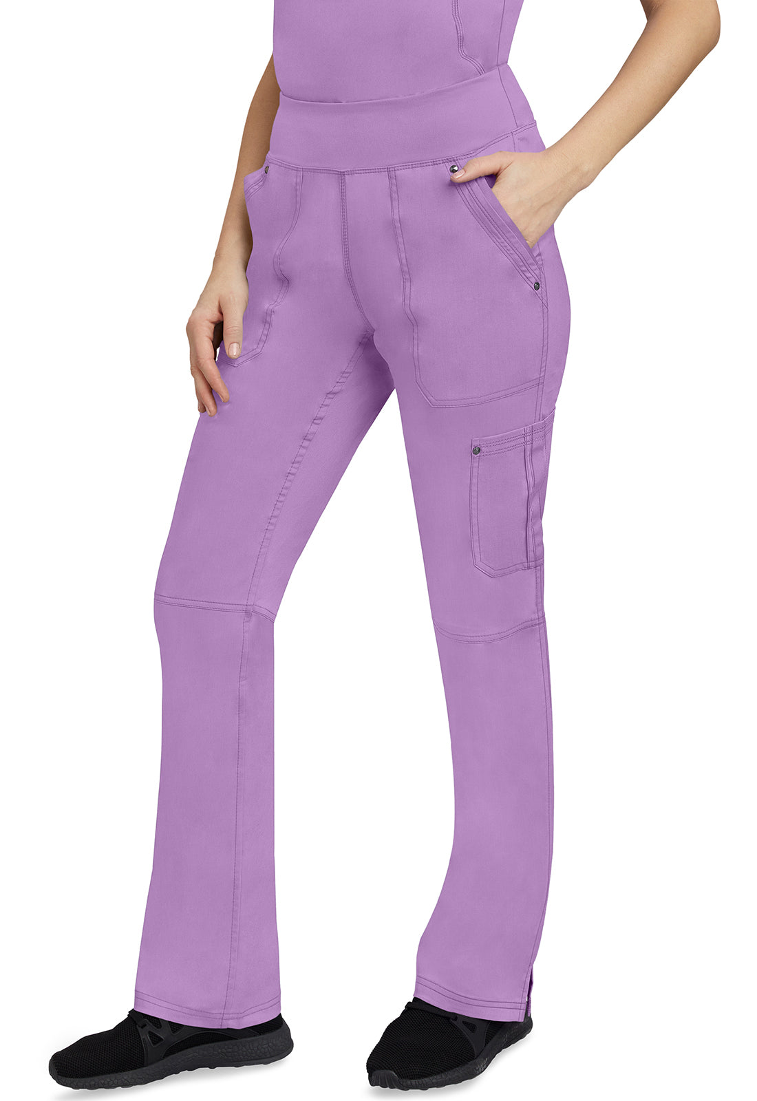 Healing Hands 9133 Tori Yoga Scrub Pants Purple Moonstone Image