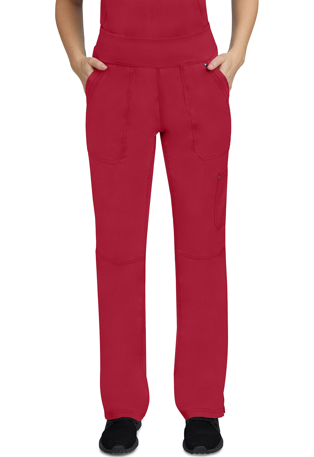 Healing Hands 9133 Tori Yoga Scrub Pants Red Image