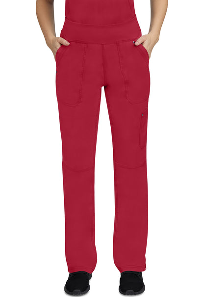 Healing Hands 9133 Tori Yoga Scrub Pants Red Image