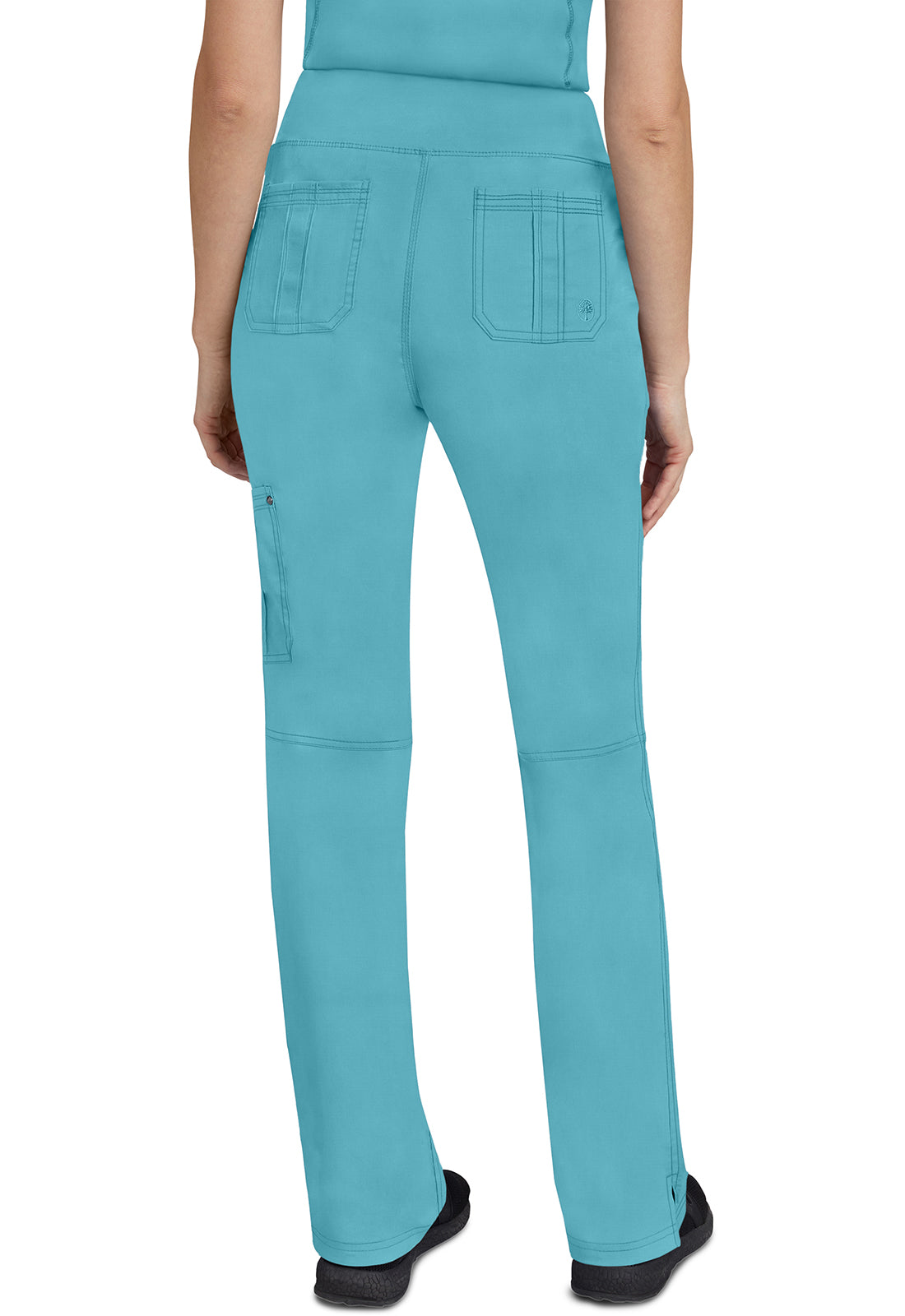 Healing Hands 9133 Tori Yoga Scrub Pants Spectra Blue Image