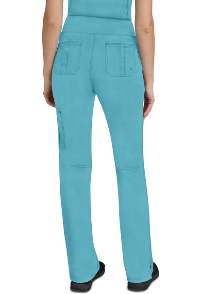 Healing Hands 9133 Tori Yoga Scrub Pants Spectra Blue Image