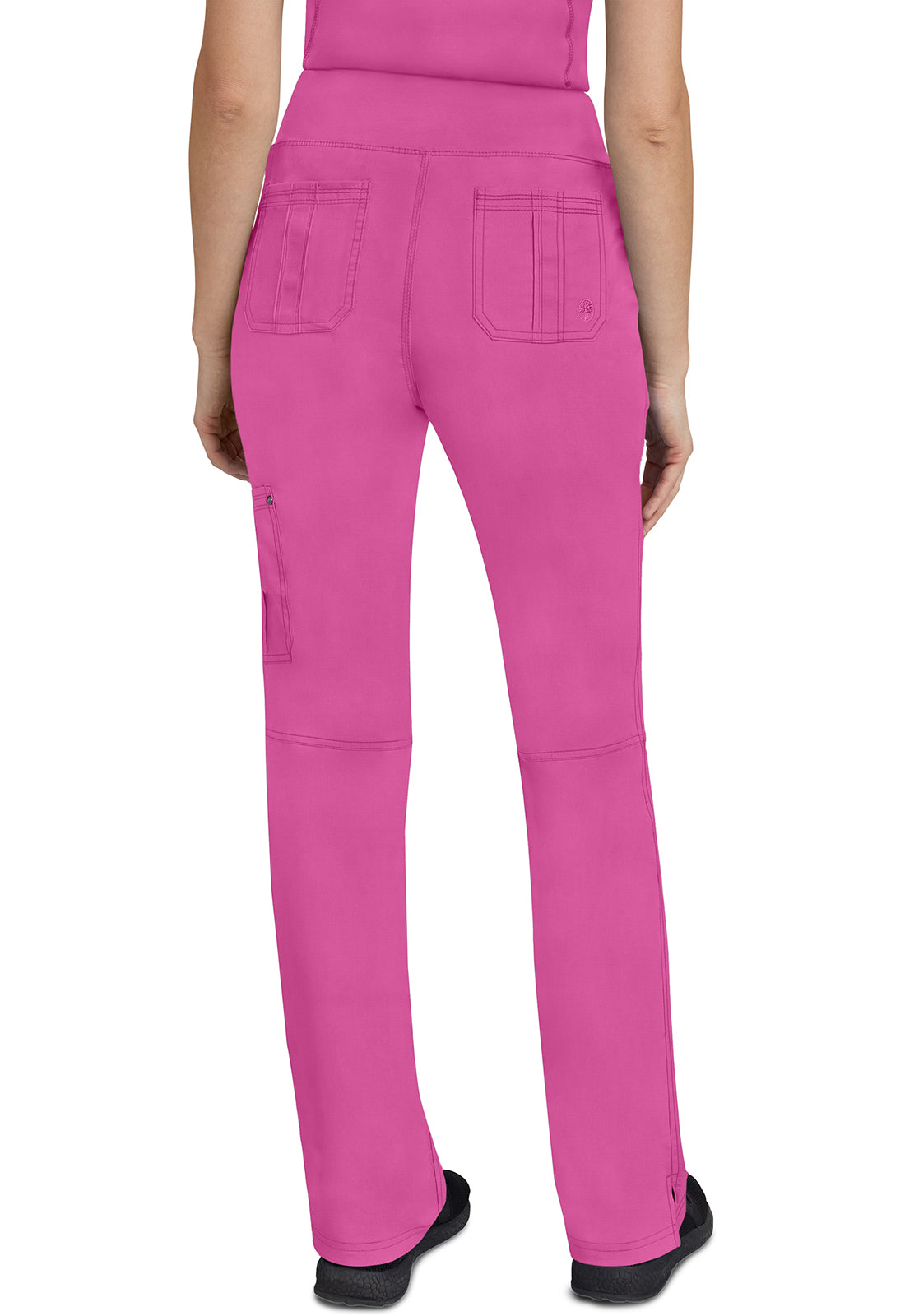 Healing Hands 9133 Tori Yoga Scrub Pants Shocking Pink Image