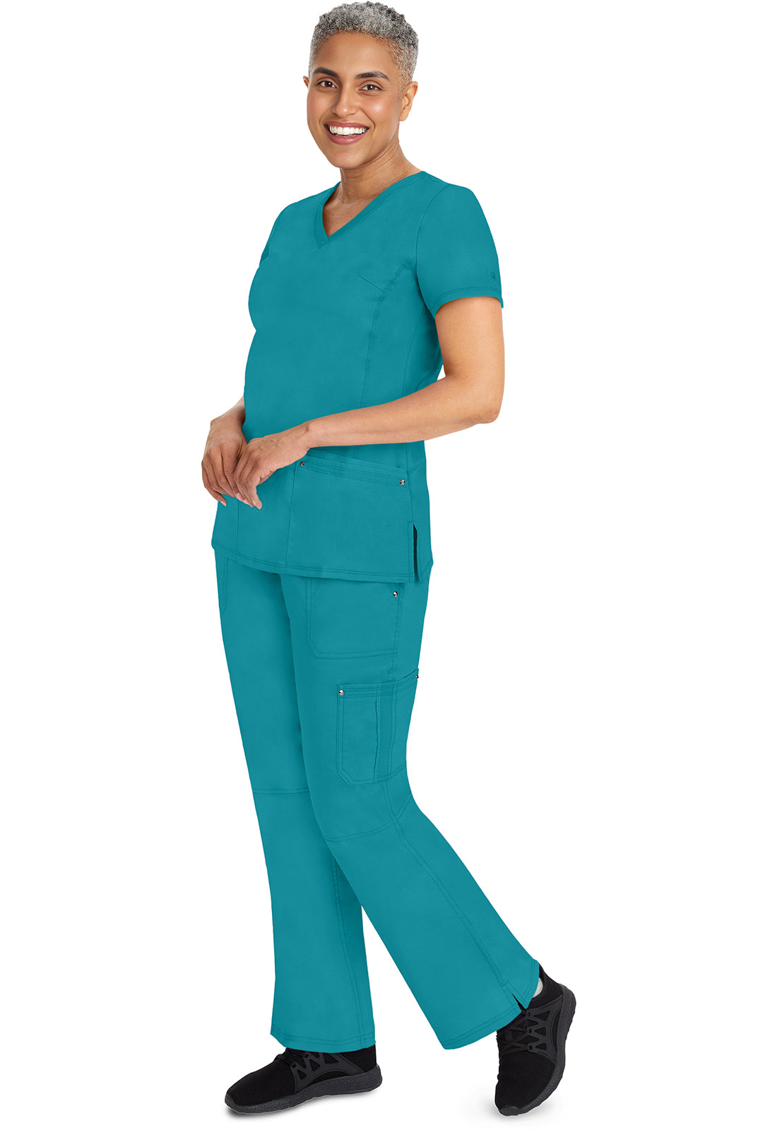 Healing Hands 9133 Tori Yoga Scrub Pants Teal Image