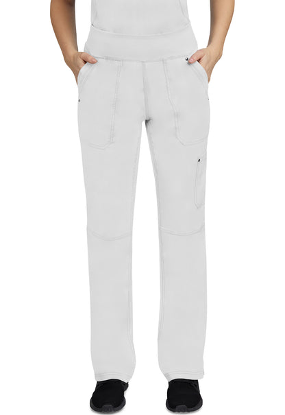 Healing Hands 9133 Tori Yoga Scrub Pants White Image
