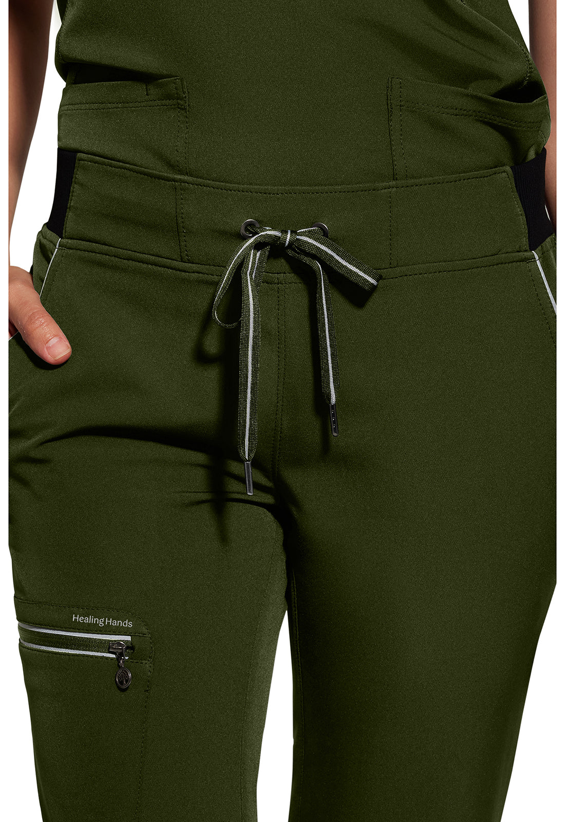 360 9152 Nisha Pants Dark Pine